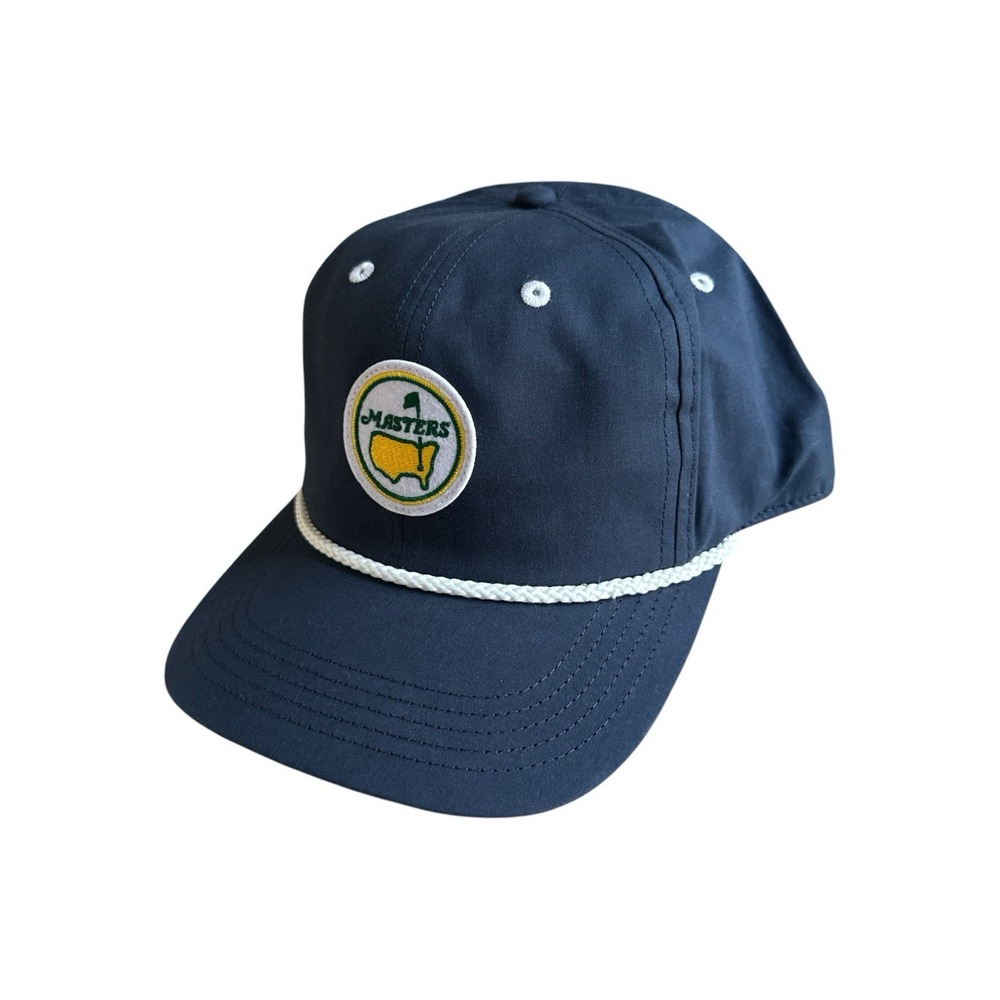 2026 Masters Tournament Circle Logo Rope Golf Hat Augusta National Navy Blue